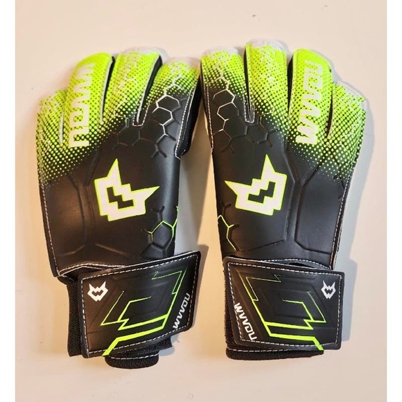 WVVOU Soccer Goalkeeper Gloves, Finger-Saving, Strong Grip * H162 - Picture 2 of 3